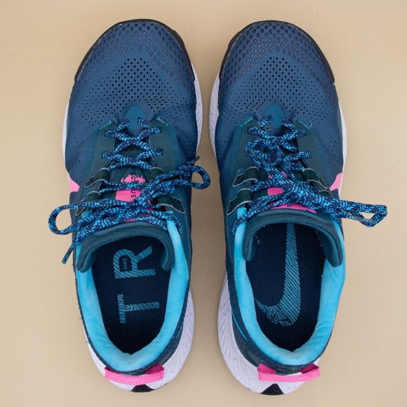 Nike Pegasus Trail 3 Dark Teal Trail Running Shoes DA8698-300 Women's Size 9 - Picture 5 of 8